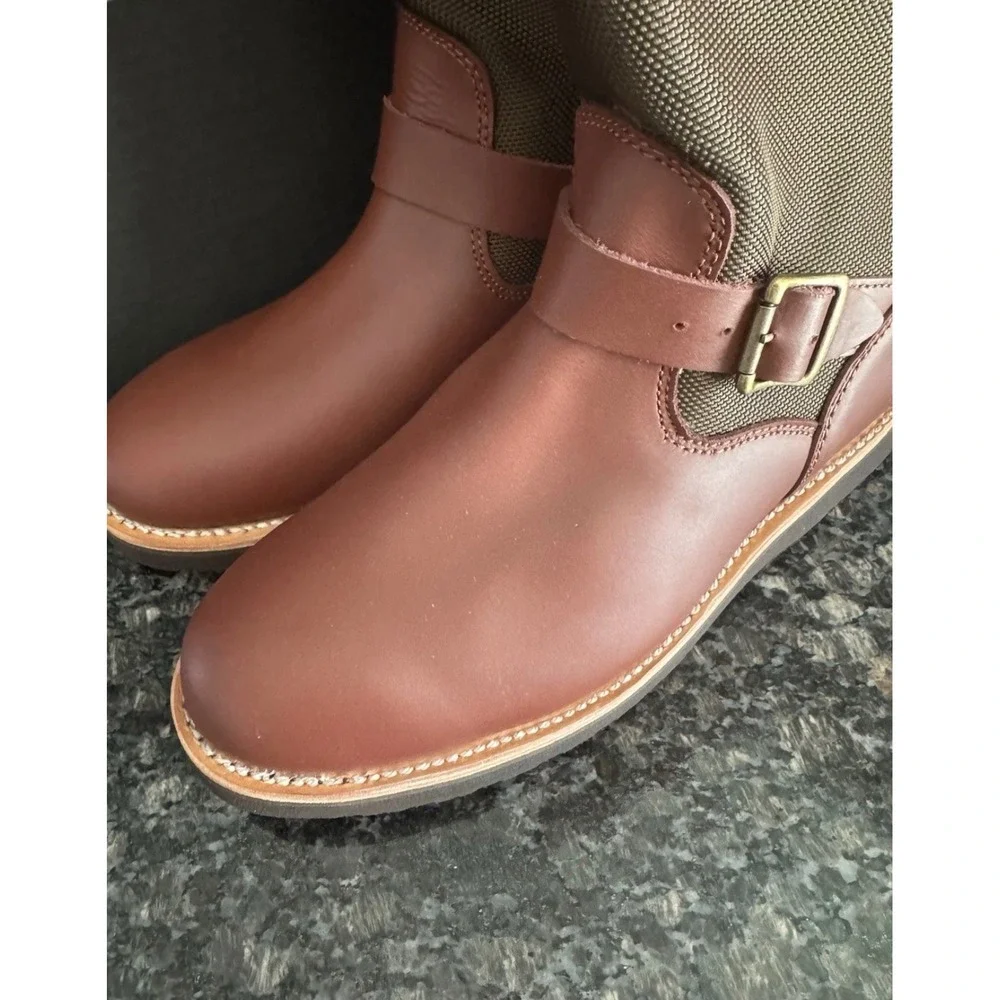 Chippewa Descaro Russet Espresso 17in Snake Boots Vibram Mens 12 EE SN5913